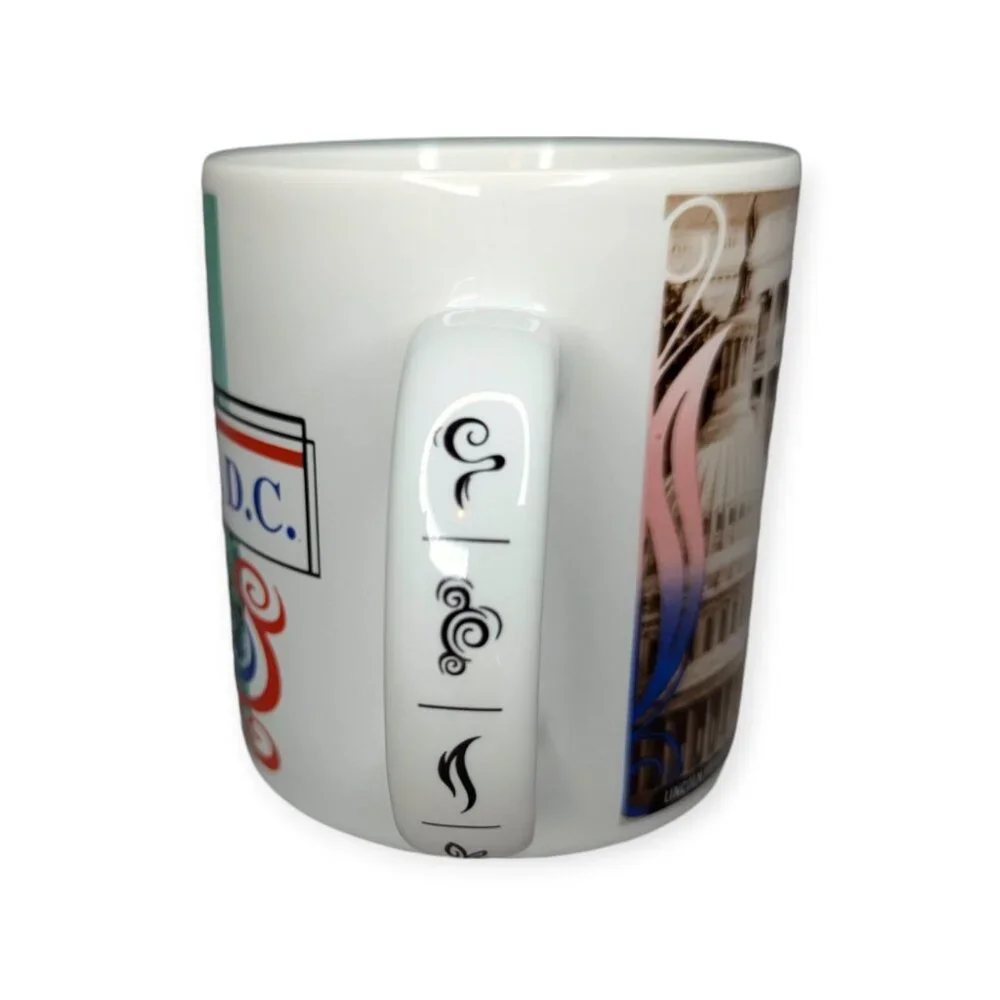 Vintage Starbucks Coffee Mug-Washington D.C. Lincoln Memorial White House